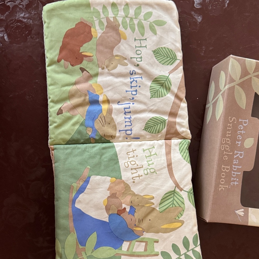 Peter Rabbit Snuggle Book - Cream with Blue Accent - Picture 3 of 5